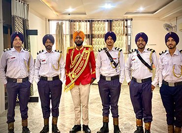 Bagpipers band for birthday-party