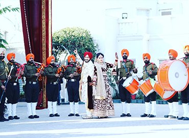 Bagpipers band for marriage party